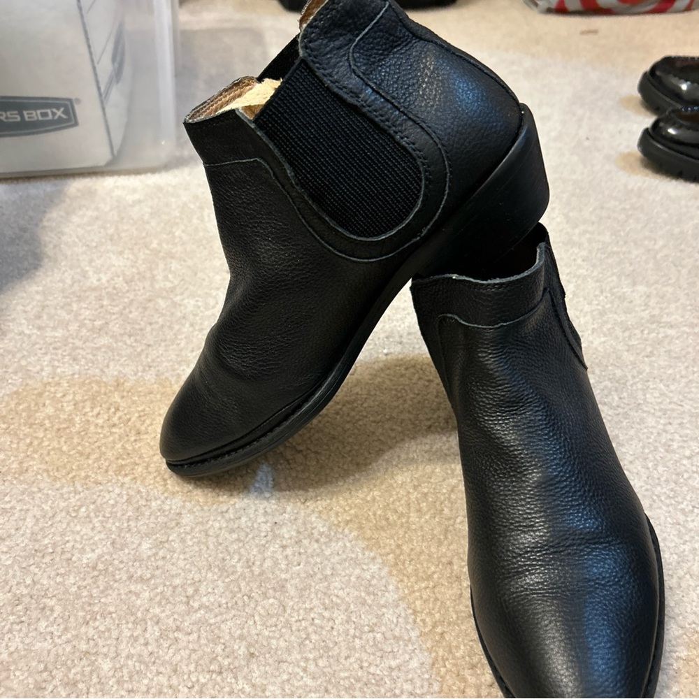 David Tate Black Ankle Boots - Picture 7 of 8